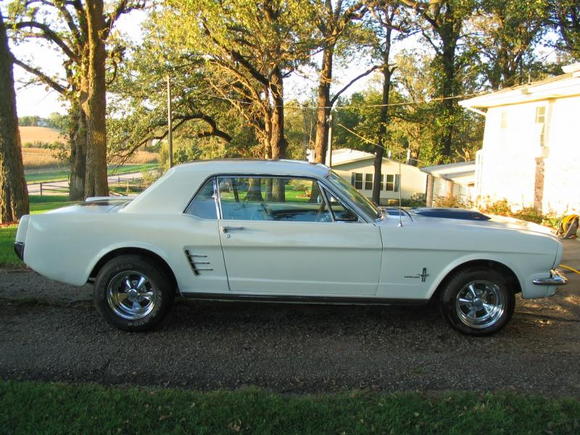 My 1966 Mustang coupe.