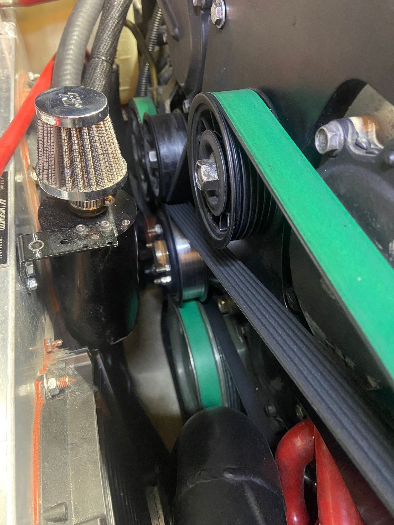 Timrod belt layout