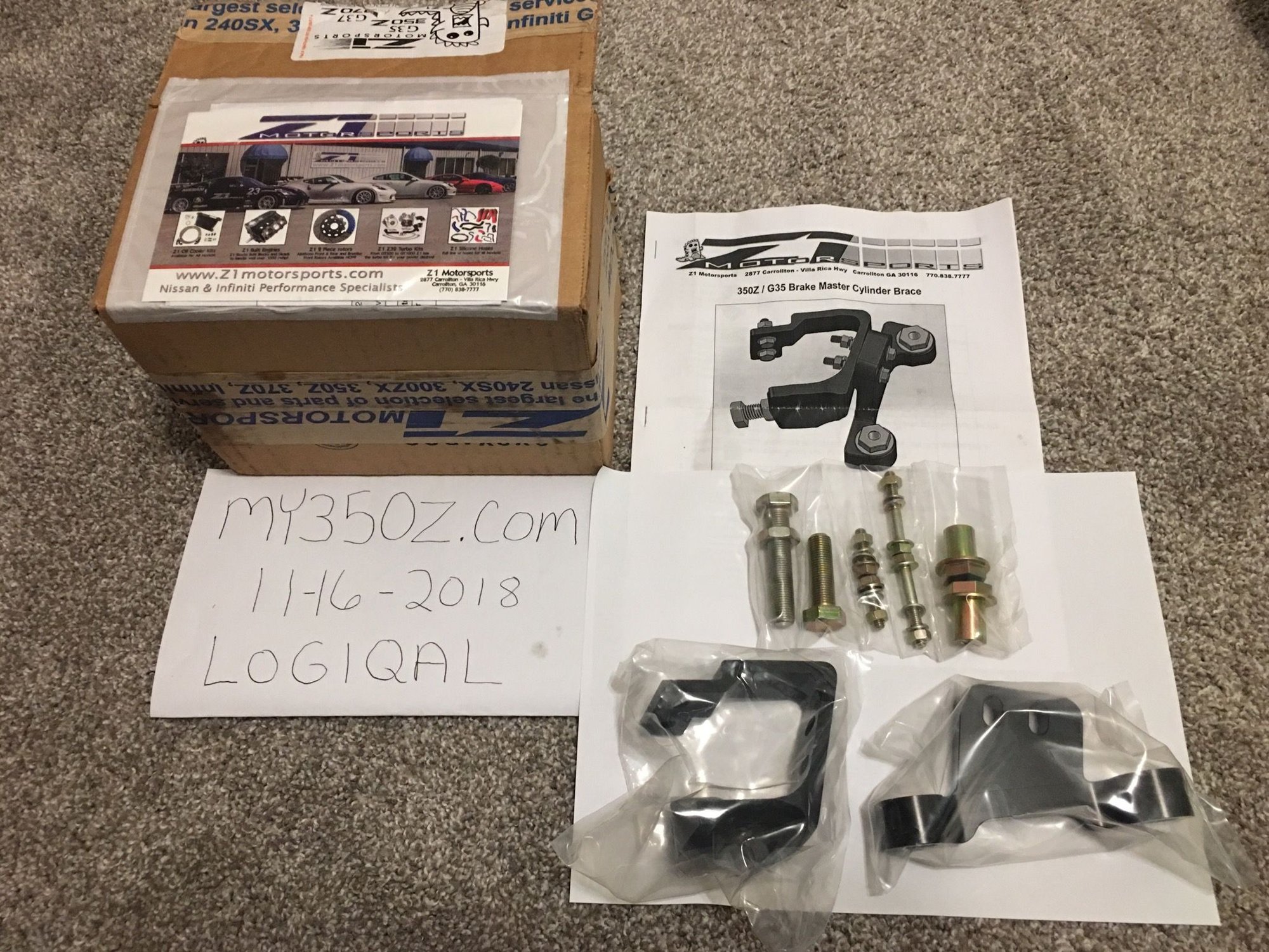 [FS] **SOLD** Z1 Motorsports 350Z / G35 Brake Master Cylinder Brace