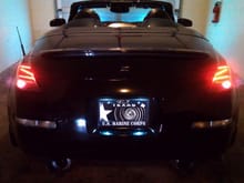 Ted Otsuji--Black + Carbon Fiber--Ass Shot--LED Tail Lights
