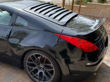 350z with Louvers and duckbill trunk spoiler