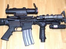 AR M4 LE 3 ( my scope is on backwards )