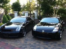 My Z 
My brothers G35