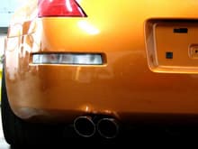 Closeup On Exhaust Tips