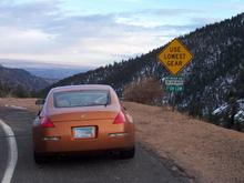 100 2204
Z going down Pikes Peak