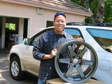 Posing with the TE37s (2003)
