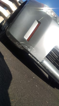 Scratched bumper. Replace or is it easily fixed?