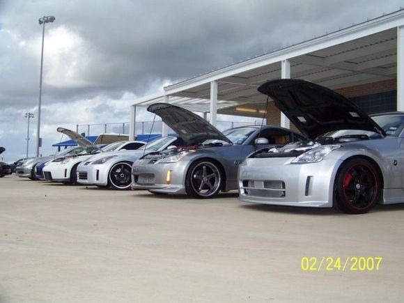 first car show right after finishing