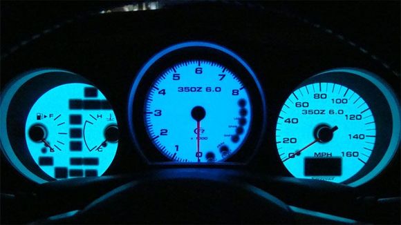 600Z LS2
Custom Gauges at Night