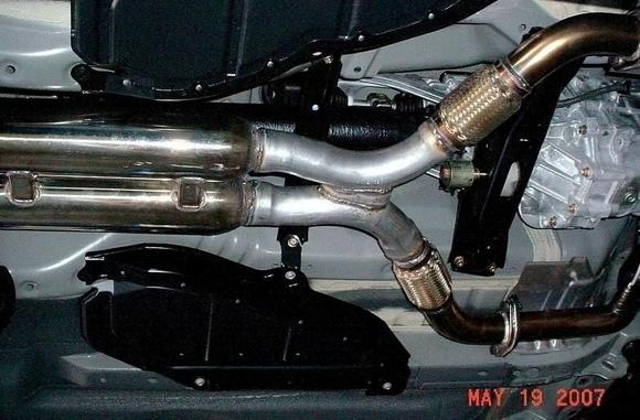 Kinetix Resonated Test Pipes w/ dual widebands
HKS True Dual Exhaust w/ X-Pipe fabrication