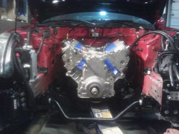 LS1 Sitting In Engine Bay