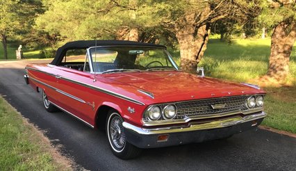 1963 Ford Galaxie 500 XL Convertible, 390 V8 4 Spd