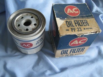 NOS 1967 Pontiac GTO AC PF23 White Oil Filter