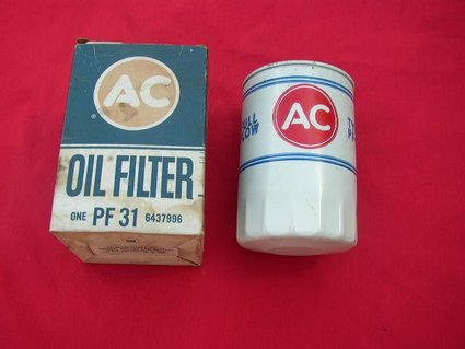 NOS White AC PF31 Oil Filter