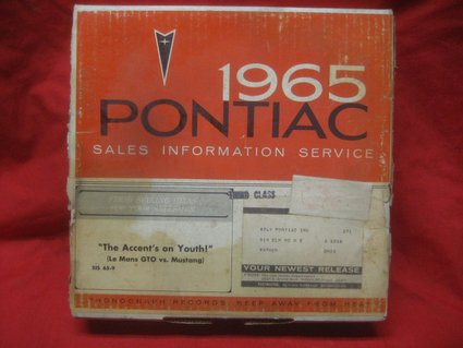 1965 Pontiac GTO Sales Information Kit