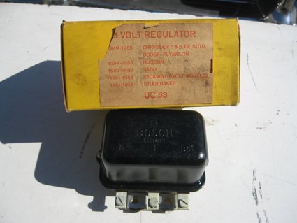 1951-55 STUDEBAKER NEW 6 VOLT REGULATOR