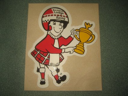 NOS Econo Lodge Racing Decal