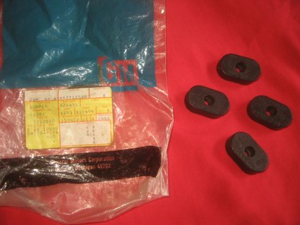 NOS 1964-1972 Pontiac, GTO Seat Bumpers