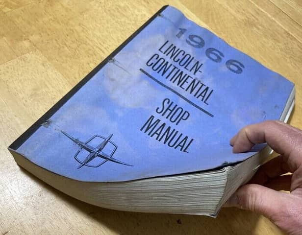 1966 Lincoln Continental Service Manual