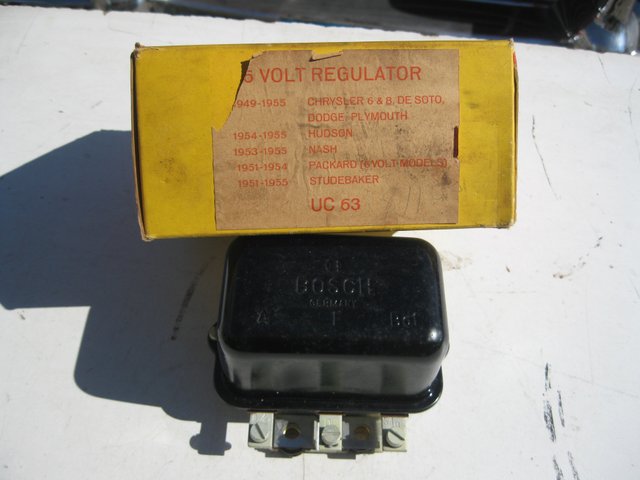 1951-55 STUDEBAKER NEW 6 VOLT REGULATOR