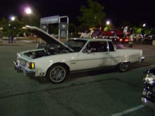 Olds after dark at show