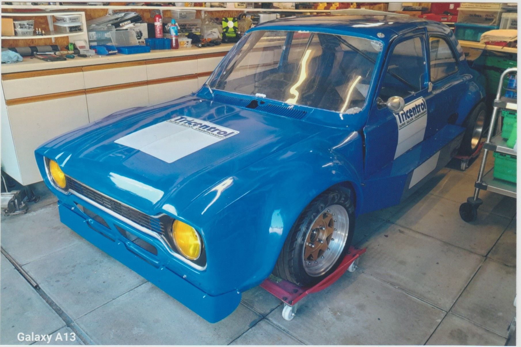 The LT40 Hart Escort Super Saloon now starting to resemble it's old self of 1974.