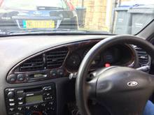 Walnut dash fitted.