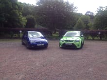 My st170 and my brothers focus rs mk2