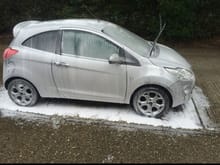 Getting a clean with snow foam