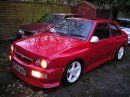 the old rs cosworth kit fited an painted by my self