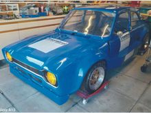The LT40 Hart Escort Super Saloon now starting to resemble it's old self of 1974.