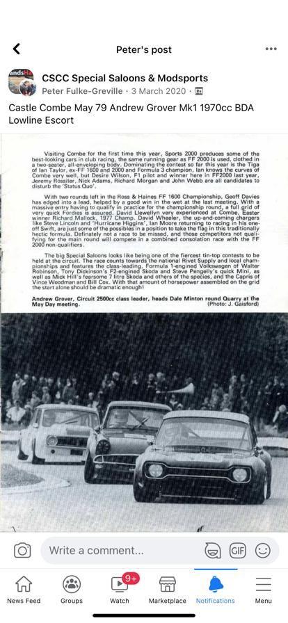 Leading the class again and settinng up the new class lap record lap time of over 100 mph. The LT40 with the right driver started to win on a very regular basis.