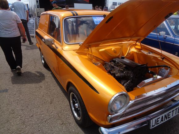 Very unusual Mk1 Cortina van. Stunning finish!