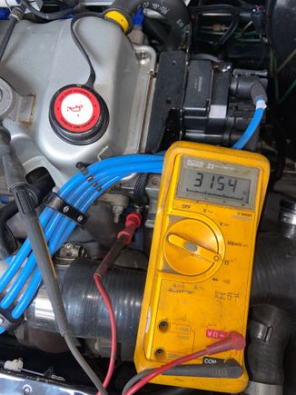 This will make the gauge read normal