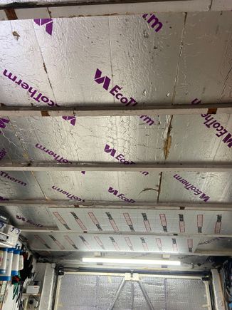 Adding 40mm insulation to the existing 60mm fitted years ago. 