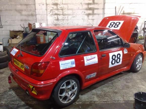 Being prepared for its first race...