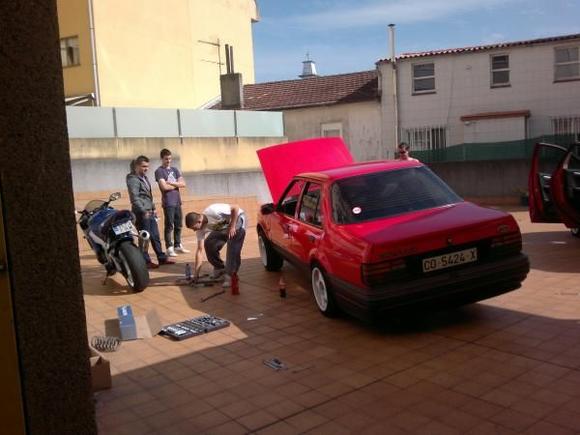cambiando muelles