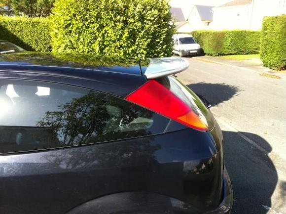 How the spoiler will sit, just need to spray and fit now!