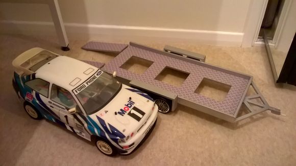 Tamiya escort cosworth, totally standard and unused, been stored away since built