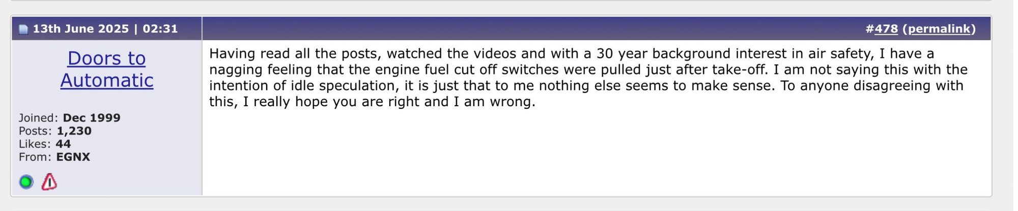 At the time I hoped I was wrong. I wasn’t .Now I am going to say that whilst not impossible, I think it unlikely that this was a technical issue. Again, I hope I am wrong.
