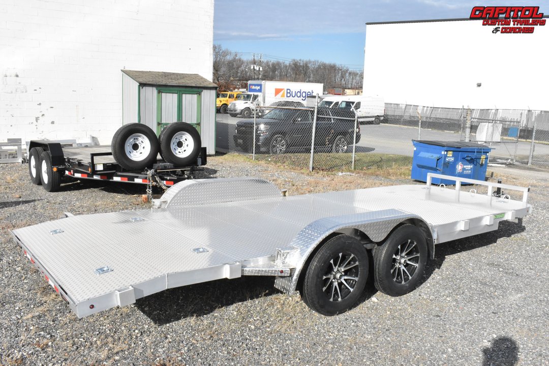 2023 B.E.A.S.T. 7x18 All Aluminum Open Car Hauler for Sale in