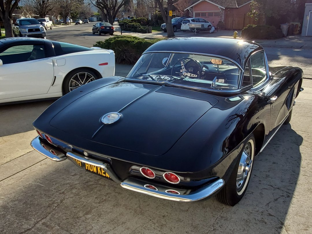 1962 Corvette, black/black, 327, 4 speed, V8 with H for Sale in San