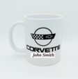 11oz Personalized White Ceramic Coffee Mugs, Customized Mug  for sale $25 