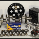 SBC CHEVY 434 ASSEMBLY FLAT TOP 4.155 PISTONS 2PC RMS-350 for Sale $2,495