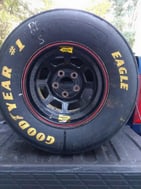 Dale Earnhardt Sr. Race-Used Tire & Rim