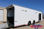 30' Auto Master 18in. of Extra-Height Loaded Race Trailer