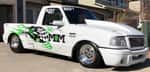 2001 Ford Ranger Drag Truck with 24' Pace Enclosed Trailer