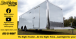 2021 8.5x24 Bravo Race Trailer with PED