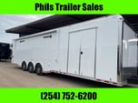 34' RACE TRAILER HAULMARK EDGE PRO GLASS DOORS