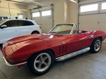 1965 corvette convertible rally red  for sale $78,500 